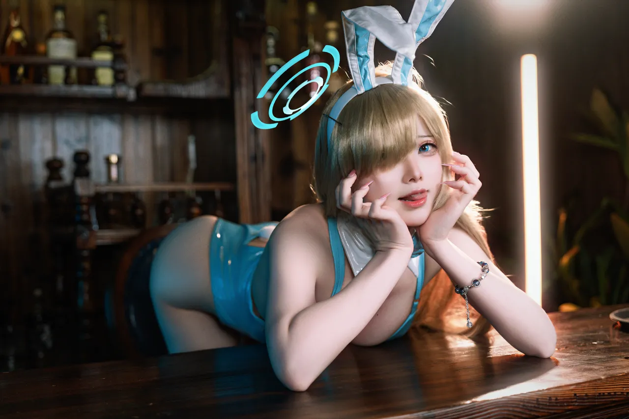 前野太太 - 蔚蓝档案 一之濑明日奈 兔女郎-erohere19.webp